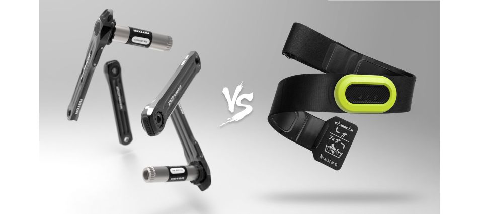 Comparison between a power meter and a heart rate monitor