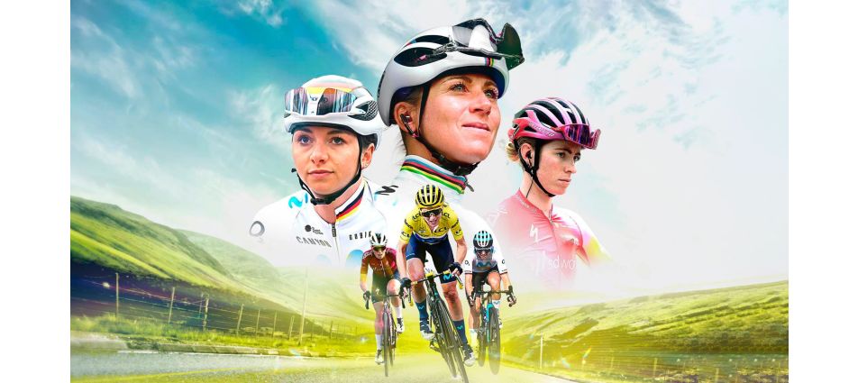 Inspirational image of the Tour de France's leading female riders
