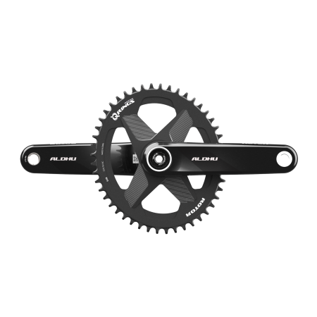 Rotor Aldhu Carbon 1x Universal tooth crankset with Q Rings